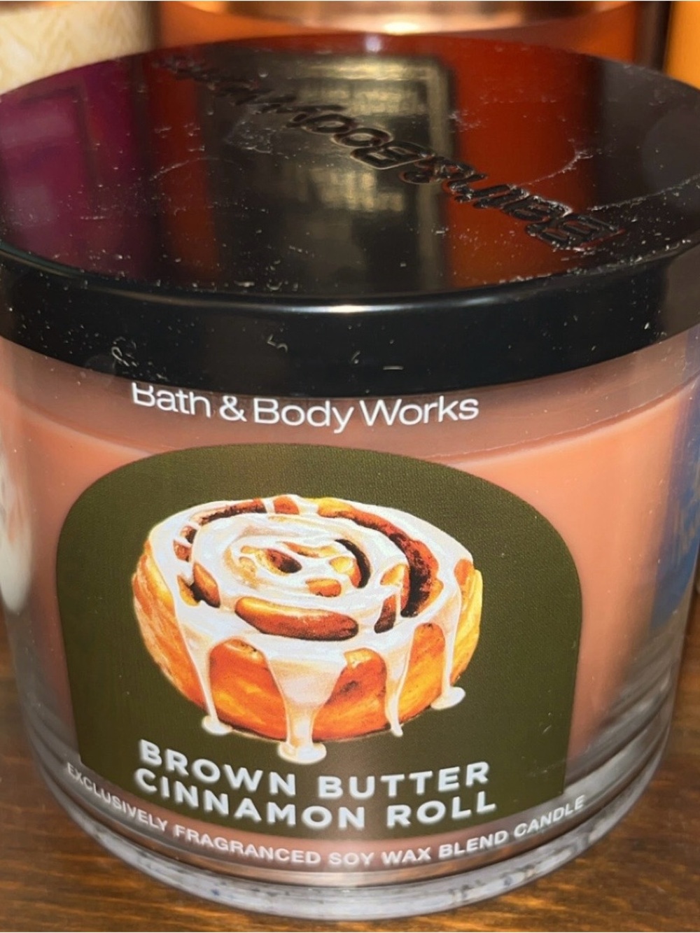 Bath & Body Works Brown Butter Cinnamon Roll Candle
